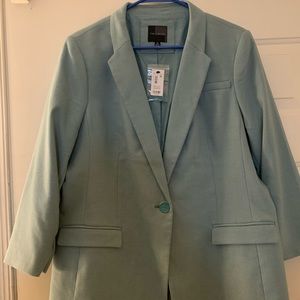 Mint green blazer